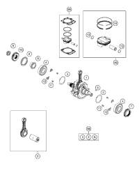 Crankshaft, Piston