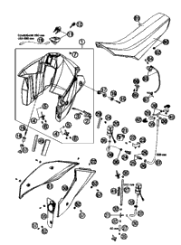 Tank, Seat, Cover
