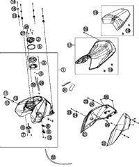 Tank, Seat, Cover