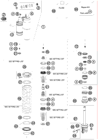 Shock Absorber Disassembled
