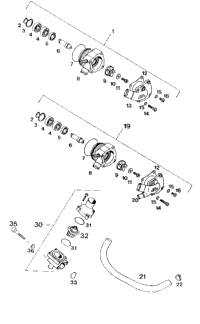 Waterpump M.Driven