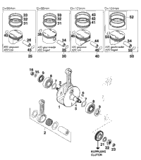 Crankshaft, Piston
