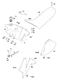 Tank, Seat, Cover