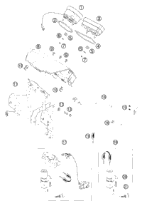 Cockpit Support, Speedo-, Tachometer