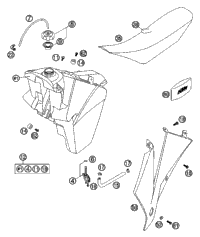 Tank, Seat, Cover