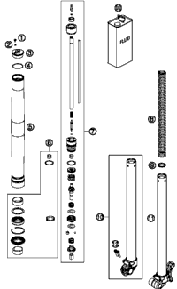 Front Fork Disassembled
