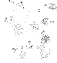 Brake Caliper Rear