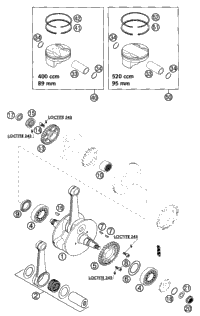 Crankshaft, Piston