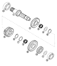 Transmission I - Main Shaft (Usa)