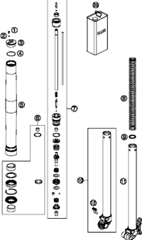 Front Fork Disassembled
