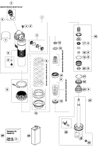 Shock Absorber Disassembled