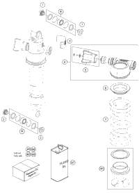 Shock Absorber Disassembled