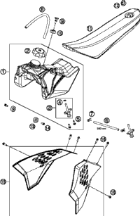 Tank, Seat, Cover