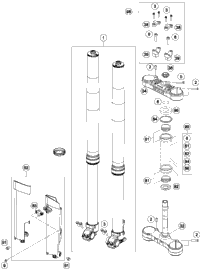 Front Fork, Triple Clamp