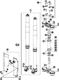 Front Fork, Triple Clamp