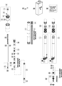 Front Fork Disassembled