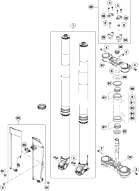 Front Fork, Triple Clamp