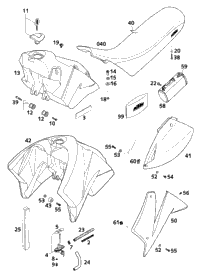 Tank, Seat, Cover