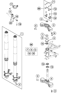 Front Fork, Triple Clamp