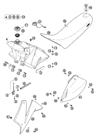 Tank, Seat, Cover