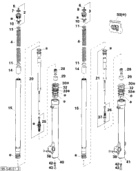 Front Fork Legs Marz