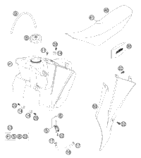 Tank - Seat - Cover