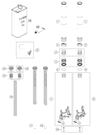 Front Fork Disassembled