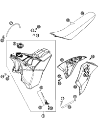 Tank, Seat, Cover