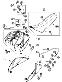Tank, Seat, Cover