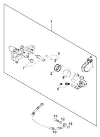 Brake Caliper Rear