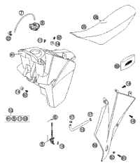Tank, Seat, Cover