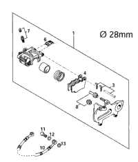 Brake Caliper Rear