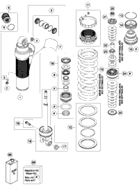 Shock Absorber Disassembled