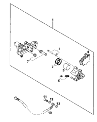 Brake Caliper Rear