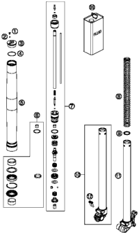 Front Fork, Disassembled