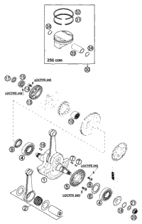 Crankshaft, Piston