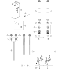 Front Fork Disassembled