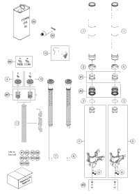 Front Fork Disassembled