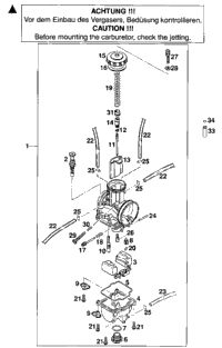 Carburetor Keihin Pwk 39