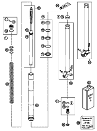 Front Fork, Disassembled