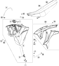 Tank, Seat, Cover