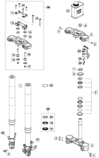 Front Fork, Triple Clamp
