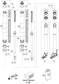 Front Fork Disassembled