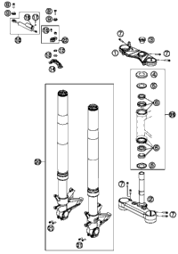 Front Fork, Triple Clamp