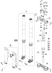 Front Fork, Triple Clamp