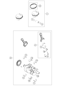 Crankshaft, Piston