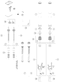 Front Fork Disassembled