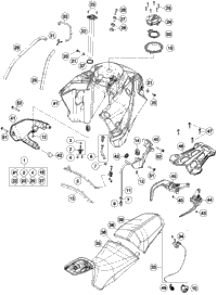 Tank, Seat, Cover