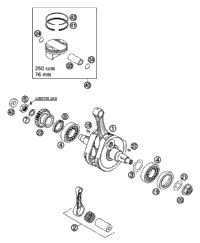 Crankshaft, Piston