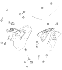 Tank, Seat, Cover